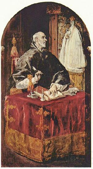 El Greco Vision des Hl. Ildefonso Spain oil painting art
